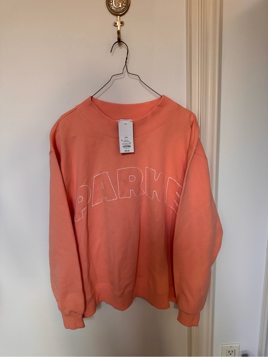 Parke x Target Tops - Coral Pink Mockneck sweatshirt